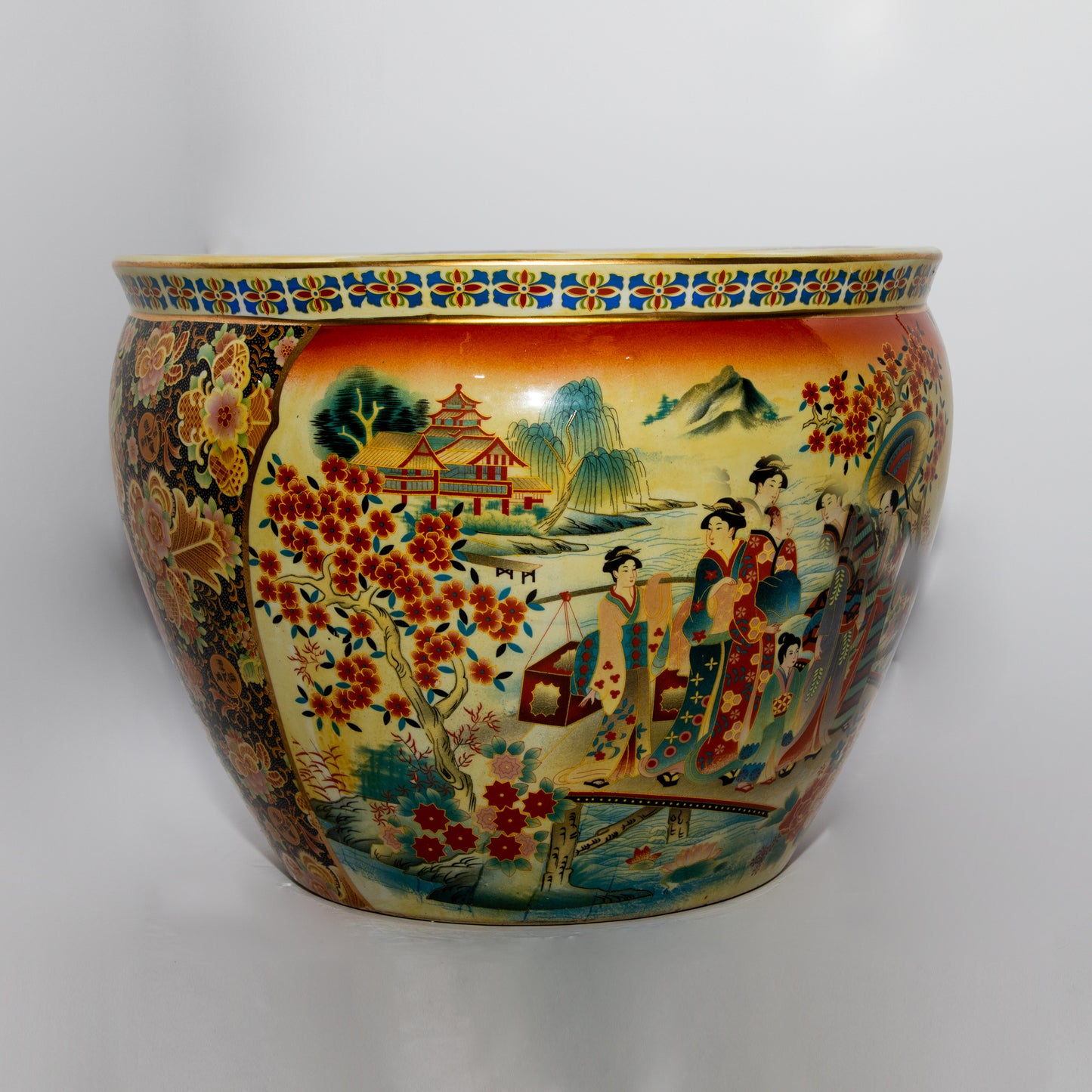 Chinese Fish Bowl Decor Accessory