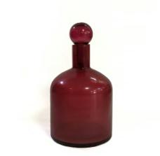 Glass Vase Decor Accessory in Red