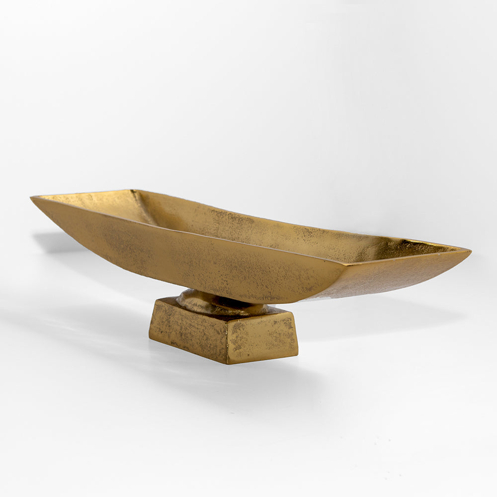 Hand Crafted Iron Gold Tray Kitchenware Accessory