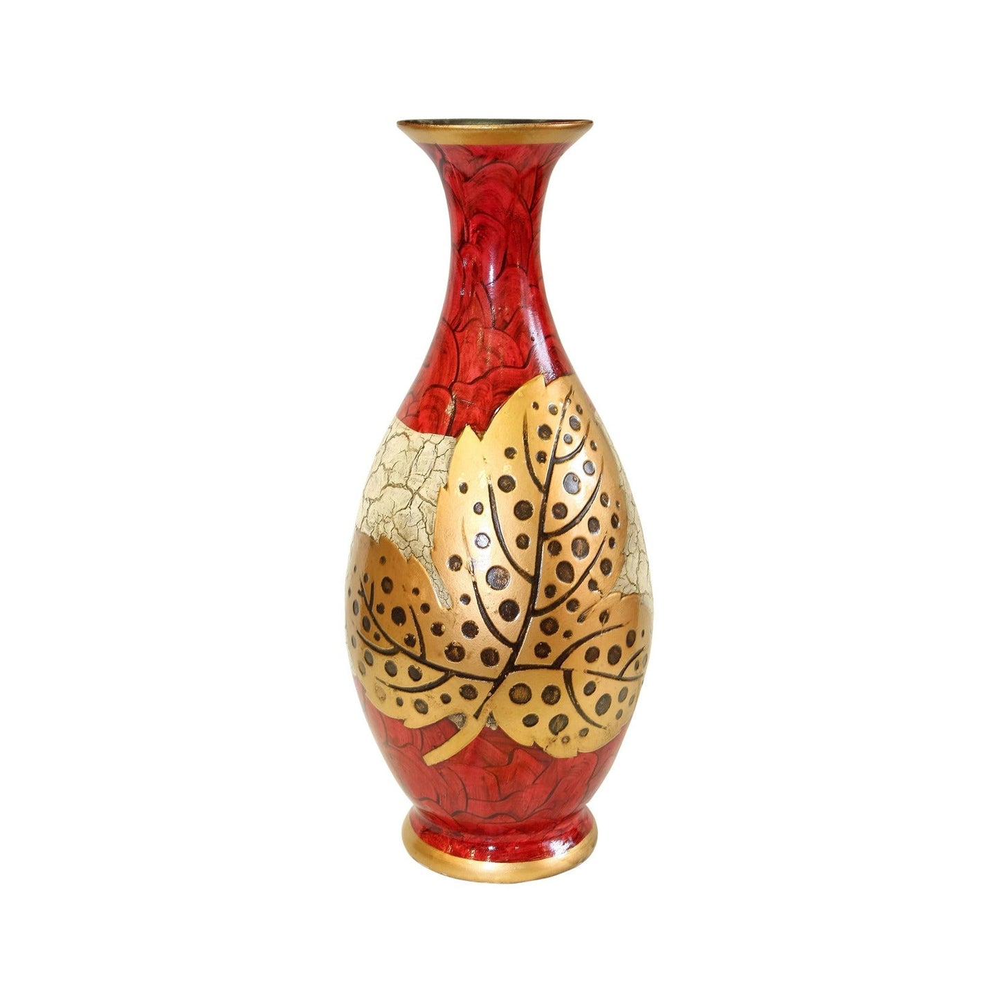 Red Retro Decorative vase