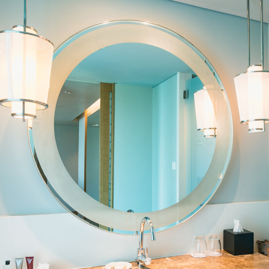 Rounded Decor Wall Mirror