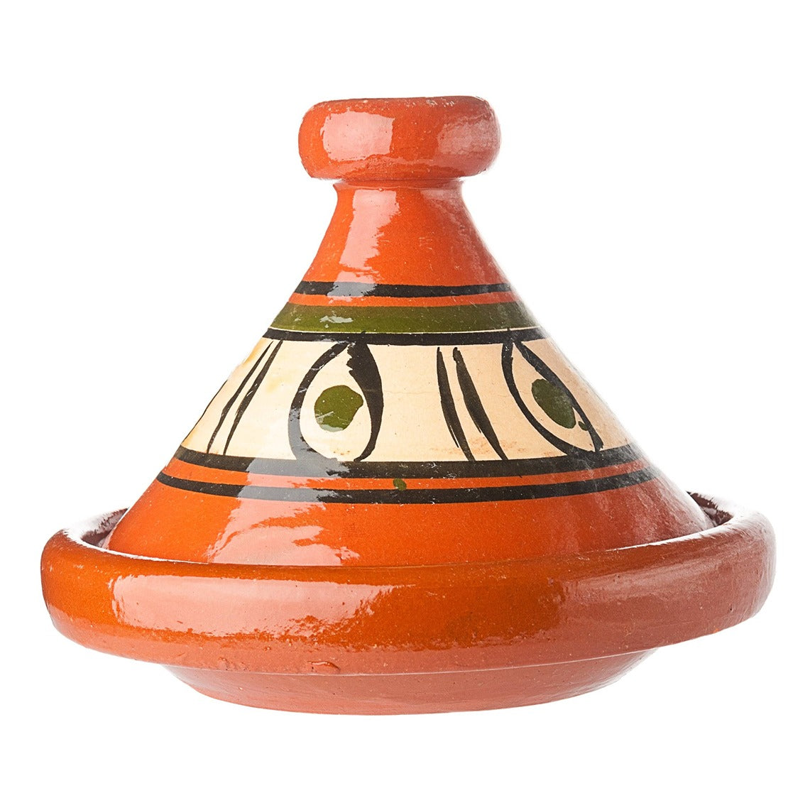 Traditional decorated Moroccan tagine